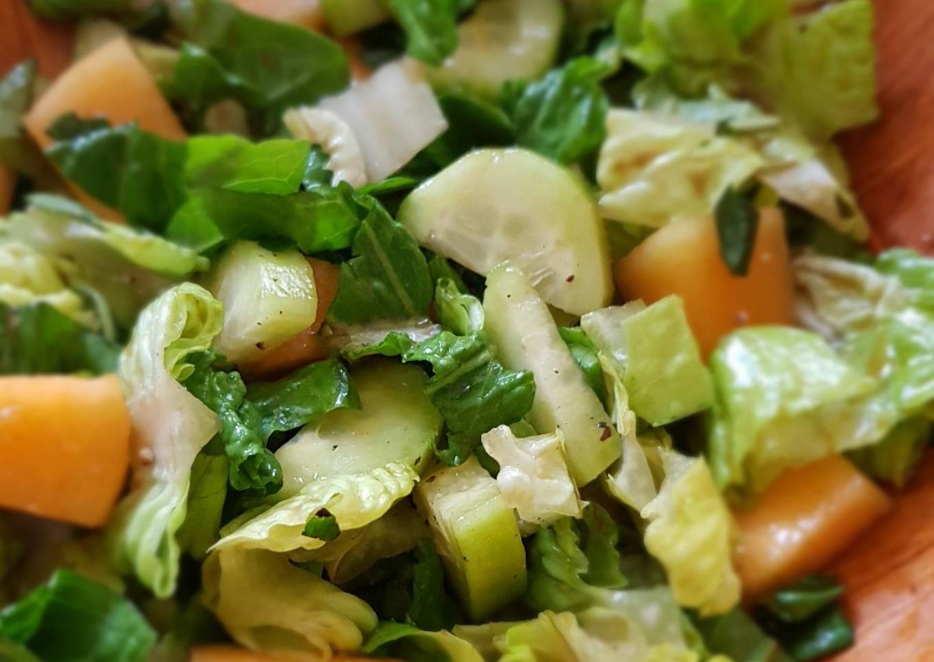 Ensalada de melón y pepino