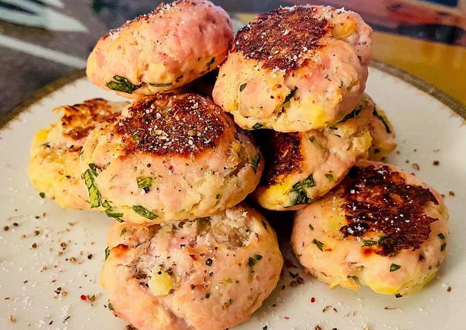 Polpette di tacchino al pepe