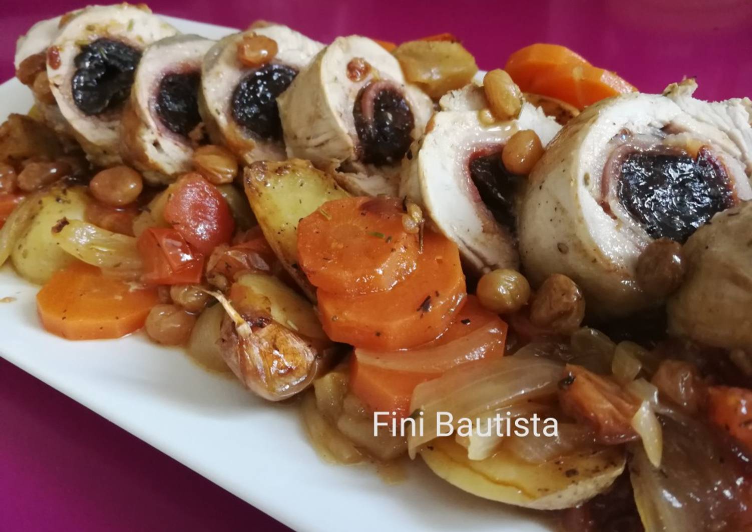 Solomillo al horno Receta de Fini Bautista Angulo- Cookpad