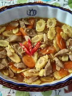 Foto resep Tumis jagung putren wortel&bakso