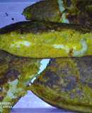 Torta integral de kabutiá con queso y aceitunas