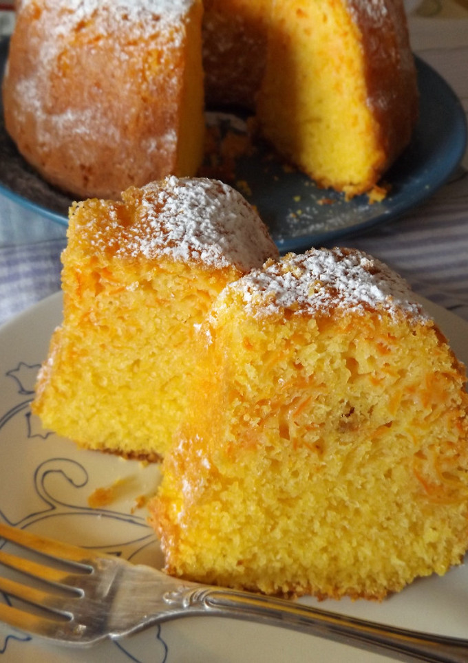 Una foto de Budín de cítricos con zanahoria