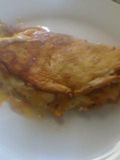 Una foto de Omelette light de tomate y cebolla