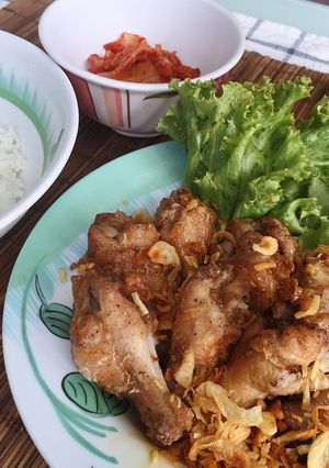 รูปของ ปีกไก่บนทอดยามะจัง