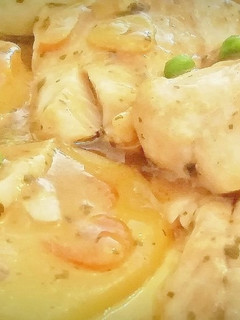 Una foto de Guiso de Merluza con patatas