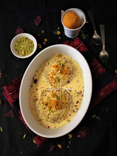 A picture of Stuffed Bread Rasmalai.