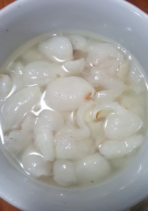 รูปของ ลิ้นจี่ลอยแก้ว