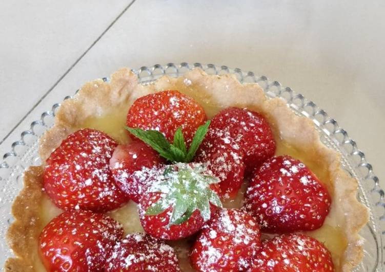 Les Meilleures Recettes de Tartelette aux fraises et crémeux citron