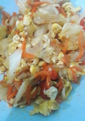 Foto resep Tumis WorKolur (wortel,kol,telur) Mudah dan sederhana