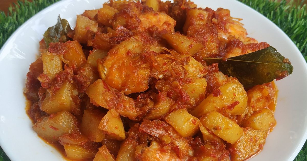 Balado Kentang Udang