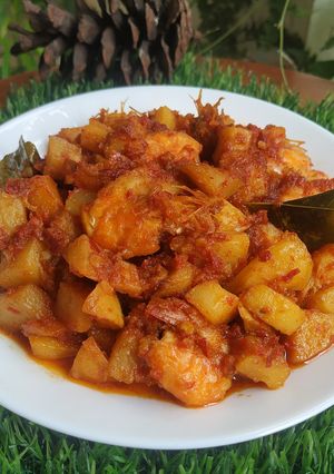 Foto resep Balado Kentang Udang