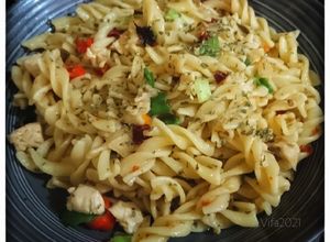 Foto resep Fusilli Aglio Olio