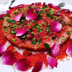 A picture of Water chestnuts cake (vrat ke leye).