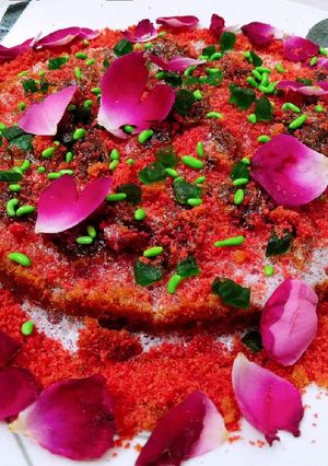 A picture of Water chestnuts cake (vrat ke leye).