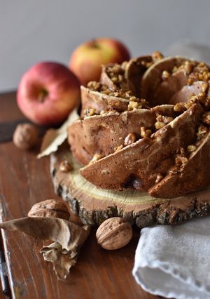 Foto di Torta rustica mele e noci