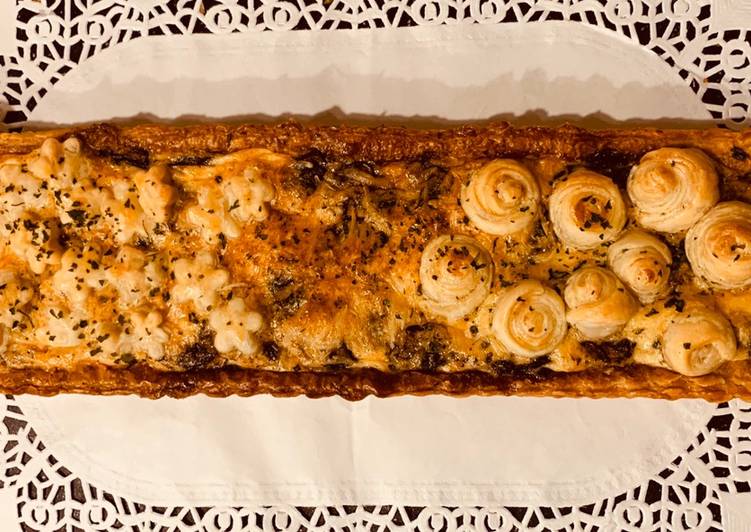 Torta salata ai funghi - Quiche aux Champignons