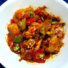 A picture of Chicken Jalfrezi.