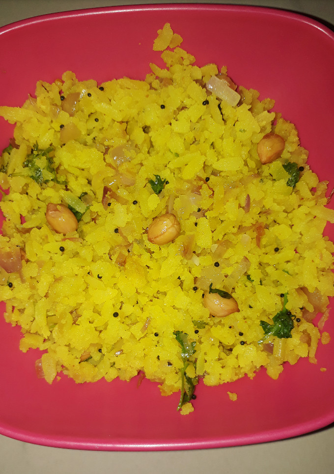 A picture of Kanda Poha.