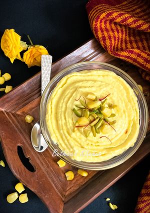 A picture of Sweet Corn Shrikhand.