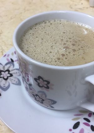 صورة لوصفة قهوة تركيه ذهبيه☕️
