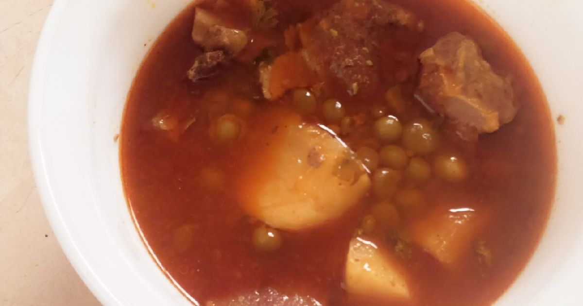 Talib Cook Aloo Matar Gosht Recipe by Farhana Talib - Cookpad