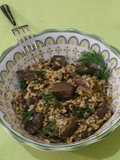 Pilaf with Leftover Mageiritsa
