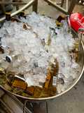 Cerveza helada para la calor