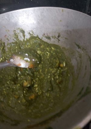 A picture of Palak -Paneer.