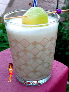 Φωτογραφία της συνταγής Smoothie πεπόνι-μπανάνα