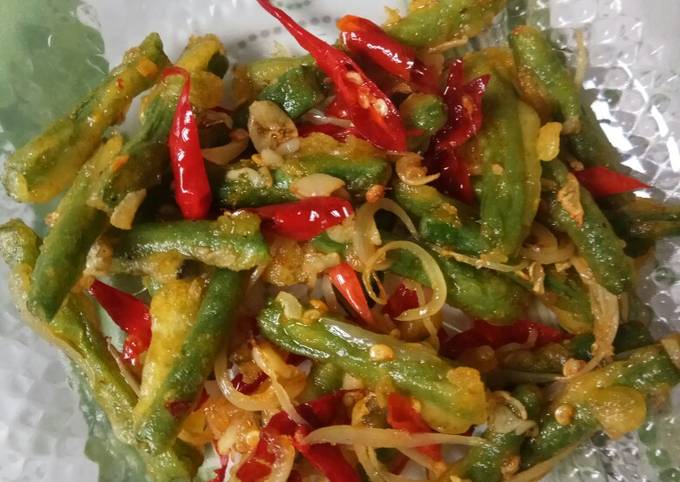 Resep Tumis Bawang Putih Baby Buncis Krispi, Lezat