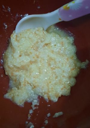 Foto resep MPASI 6 bulan Pertama / Menu Awal MPASI (bubur sapi tomat wortel halus istimewa)