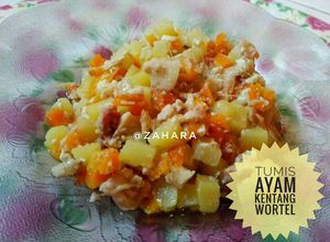 Foto resep Tumis Ayam Kentang Wortel (Isian Risol/Pastel/Lumpia)