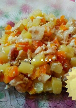 Foto resep Tumis Ayam Kentang Wortel (Isian Risol/Pastel/Lumpia)