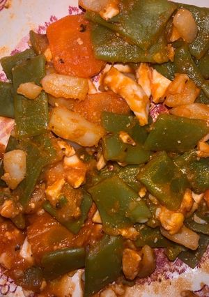 Una foto de Judías verdes salteadas con tomate frito