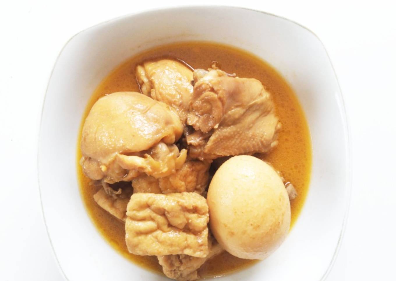 Semur Ayam, Telur, Tahu