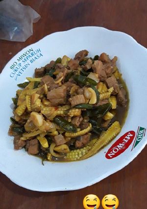 Foto resep Oseng putren daging sapi