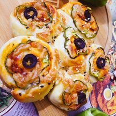 A picture of Flower Pizza.