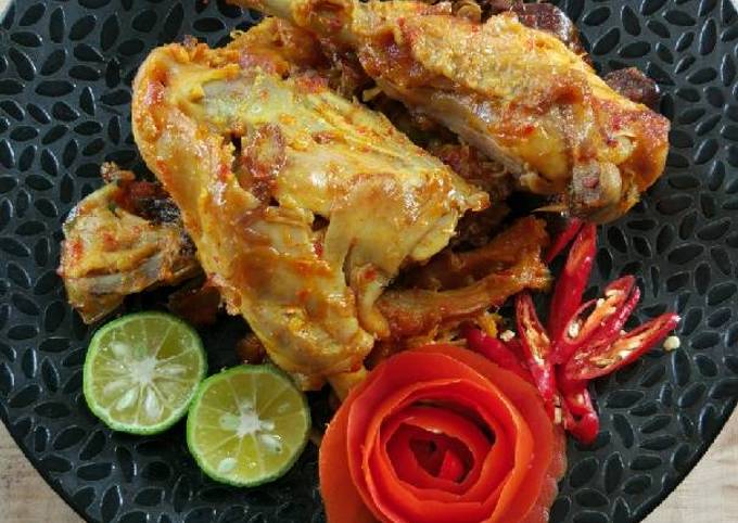 Resep Ayam panggang bumbu rujak, Lezat