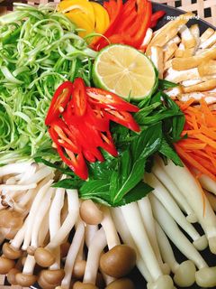 Hình của món Gỏi Nấm Chay.