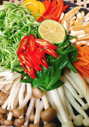 Hình của món Gỏi Nấm Chay.