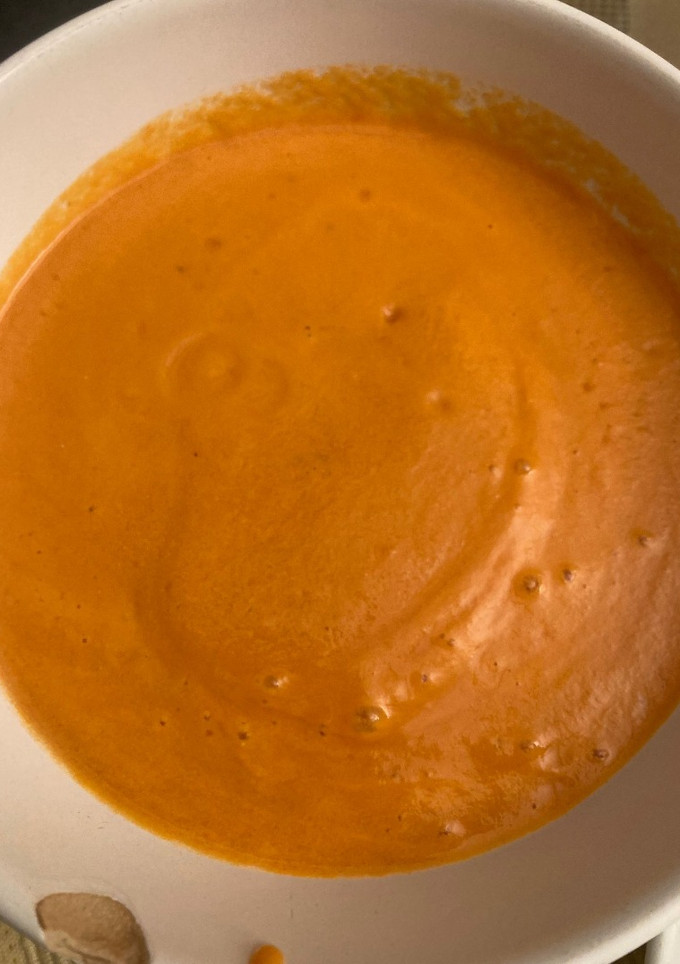 Una foto de Gazpacho de sandía