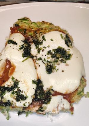 Una foto de Pizza de zucchini