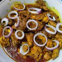 গোলবাড়ি স্টাইলে চিকেন কষা রেসিপি (golbari style e chicken kosha recipe in Bengali) রেসিপির প্রধান ছবি