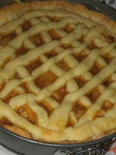 Una foto de Kuchen de manzana