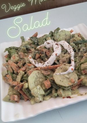 A picture of Veggie Mint Salad.