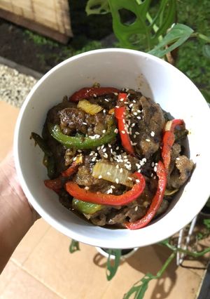 Foto resep Beef Blackpepper ala Yoshinoya #dapurwiwin 👩🏻‍🍳