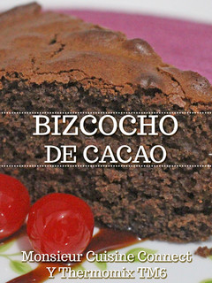Una foto de Bizcocho de cacao en Monsieur Cuisine