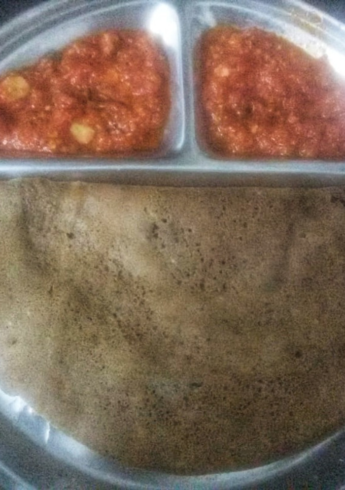 ராகி அடை தோசை செய்முறை முக்கிய புகைப்படம்