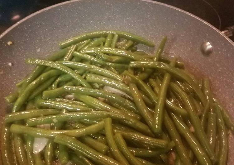 Easiest Way to Prepare Homemade Fresh garlic green beans