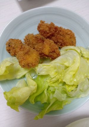 Hình của món Hàu chiên xù.